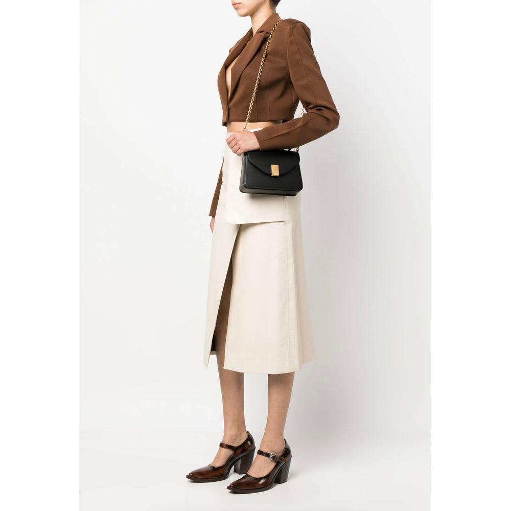 Front view with bag zipped and handles upright.