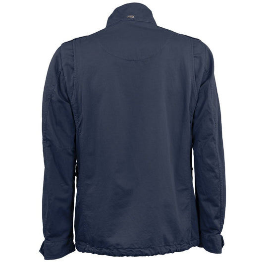 Herno Blue Cotton Jacket HE-14935-IT48 | M