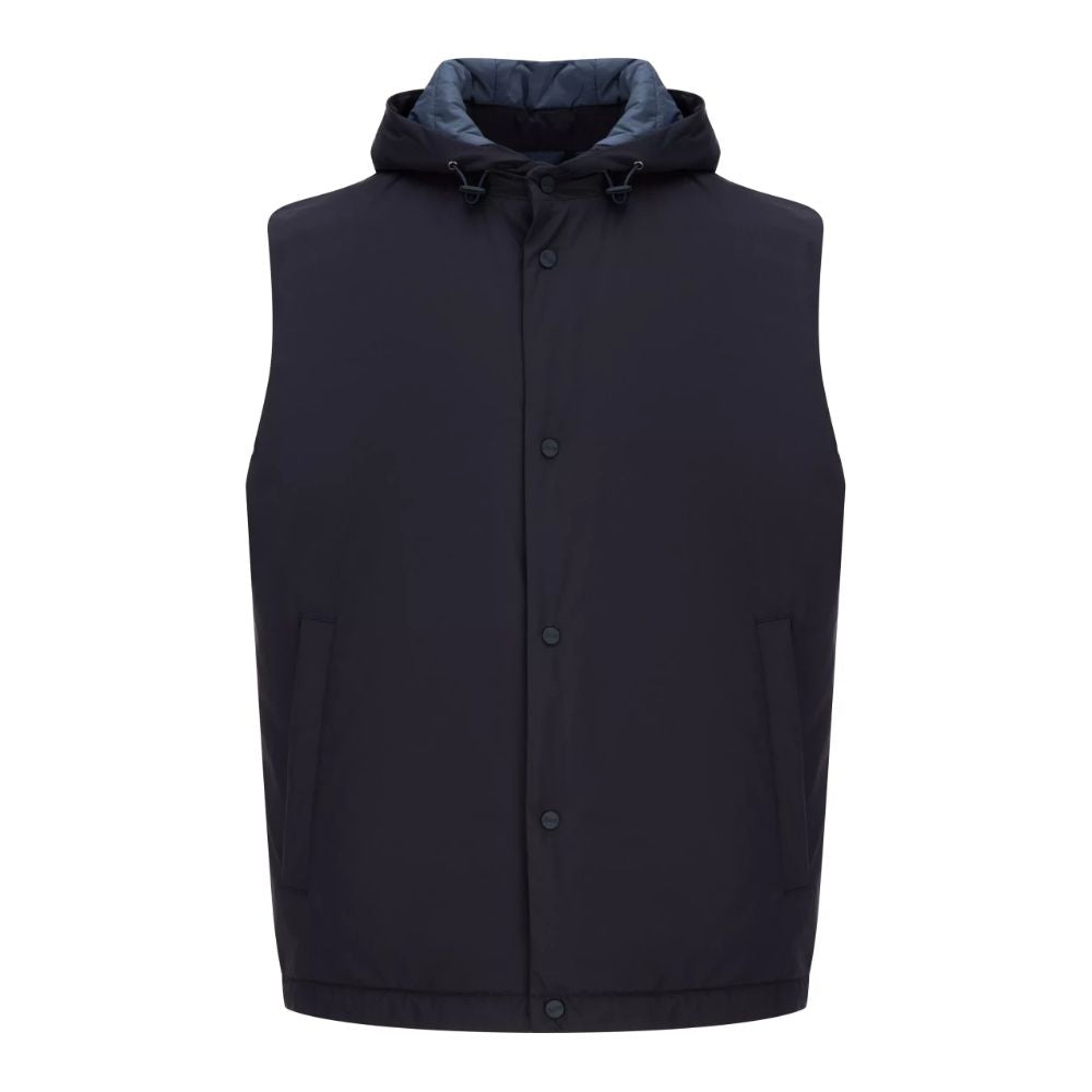 Herno Blue Nylon Vest HE-14937-IT54 | XXL