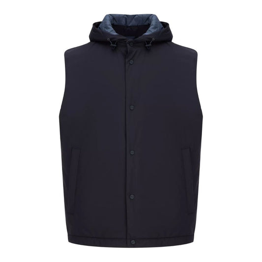 Herno Blue Nylon Vest HE-14937-IT54 | XXL