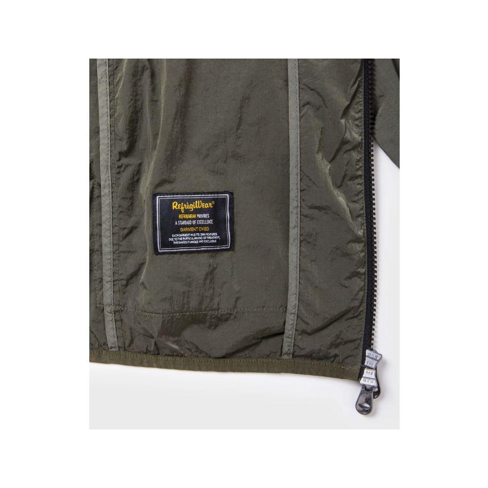 Front view with bag zipped and handles upright.