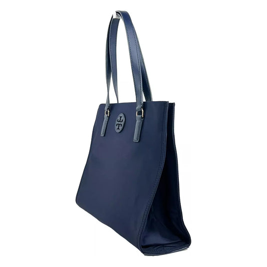 Tory Burch Navy Ella Small Nylon Tote Bag Purse 160633 42396
