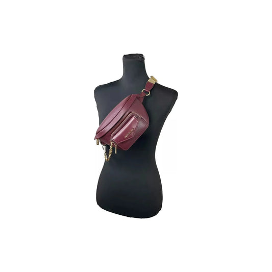 Michael Kors Leather Maise 2 in 1 Fanny Waist Pack Bag Maroon 81888
