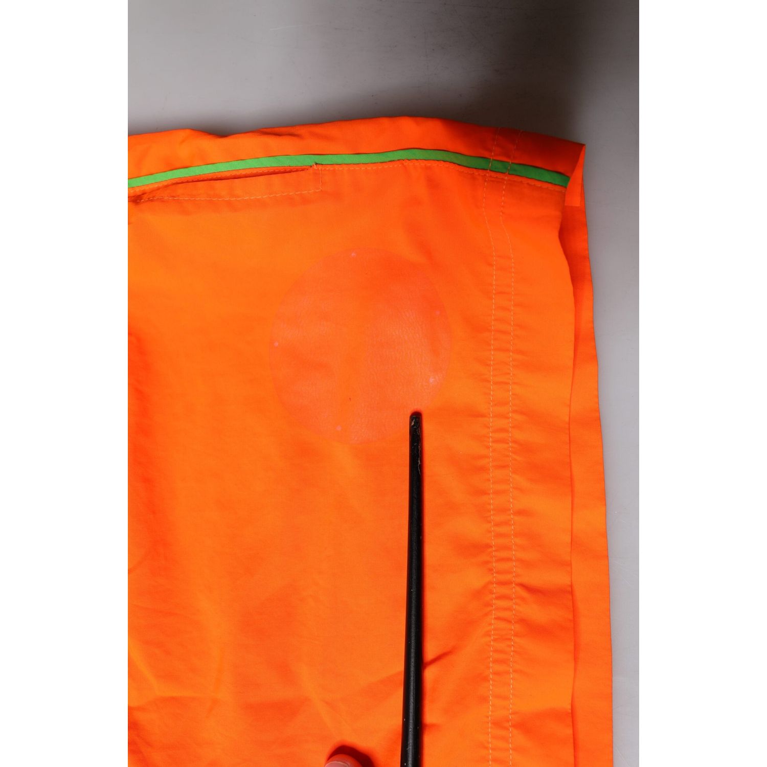 Front view with bag zipped and handles upright.