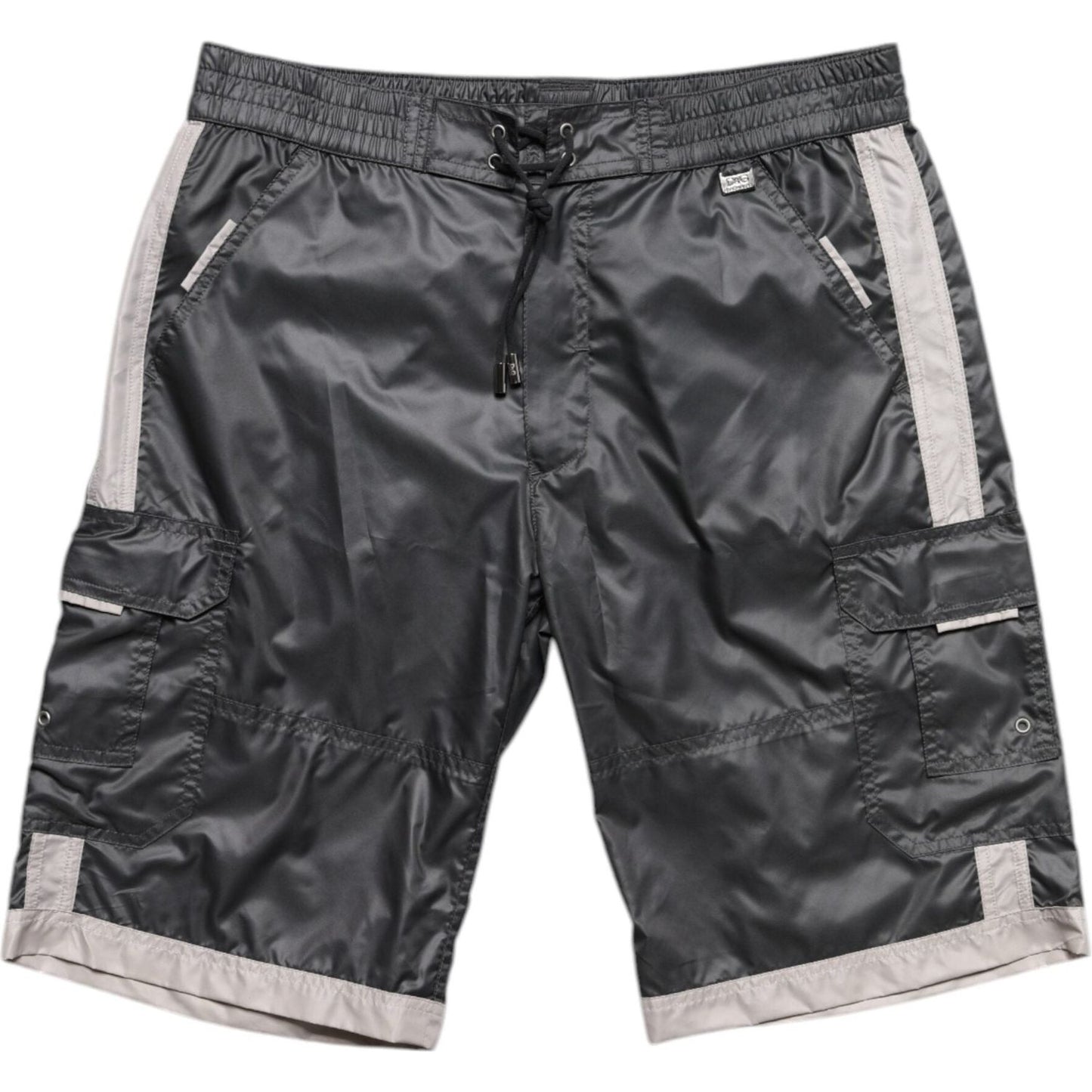 Dolce & Gabbana Gray Polyester Beachwear Swim Shorts Swimwear BIK1941-4