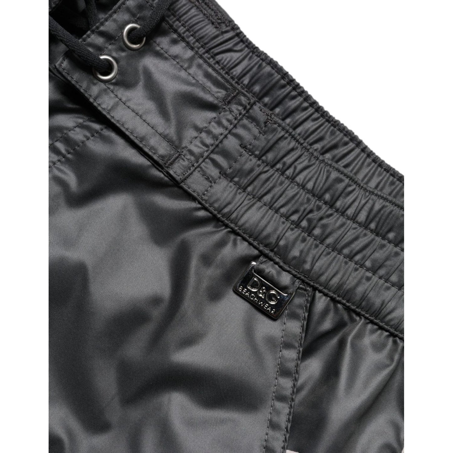 Dolce & Gabbana Gray Polyester Beachwear Swim Shorts Swimwear BIK1941-4
