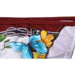 Dolce & Gabbana White Floral Print Swimsuit Bikini Bottom Swimwear BIK1943-2