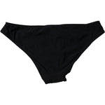 Dolce & Gabbana Black Nylon Stretch Mid Waist Panty Underwear BIK1947-1