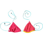 Dolce & Gabbana Multicolor Halter Beachwear Bikini Top Swimwear BIK1997-2