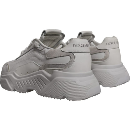 Dolce & Gabbana White Daymaster Low Top Sneakers Shoes