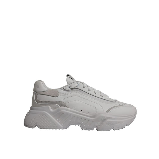 Dolce & Gabbana White Daymaster Low Top Sneakers Shoes MV7157#1-40.5