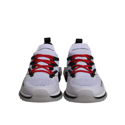 Dolce & Gabbana White SORRENTO Sport Stretch Sneakers Shoes