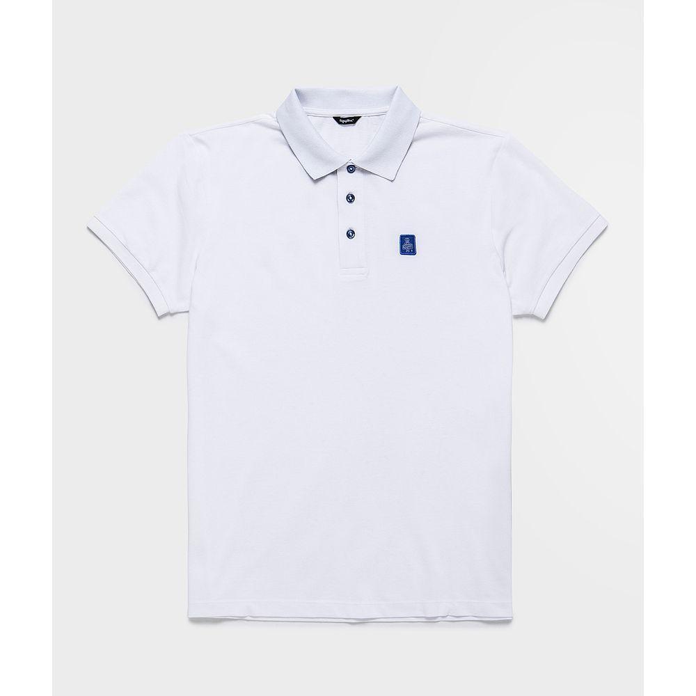 Refrigiwear White Cotton Polo Shirt RE-14995-M