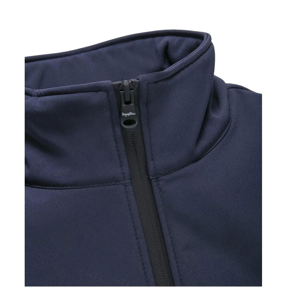 Front view with bag zipped and handles upright.