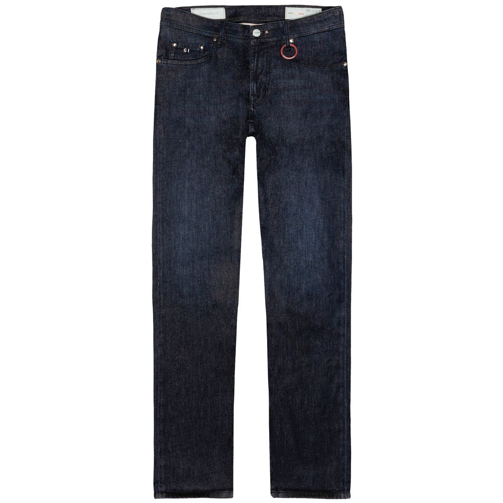 Tramarossa Blue Cotton Jeans Denim