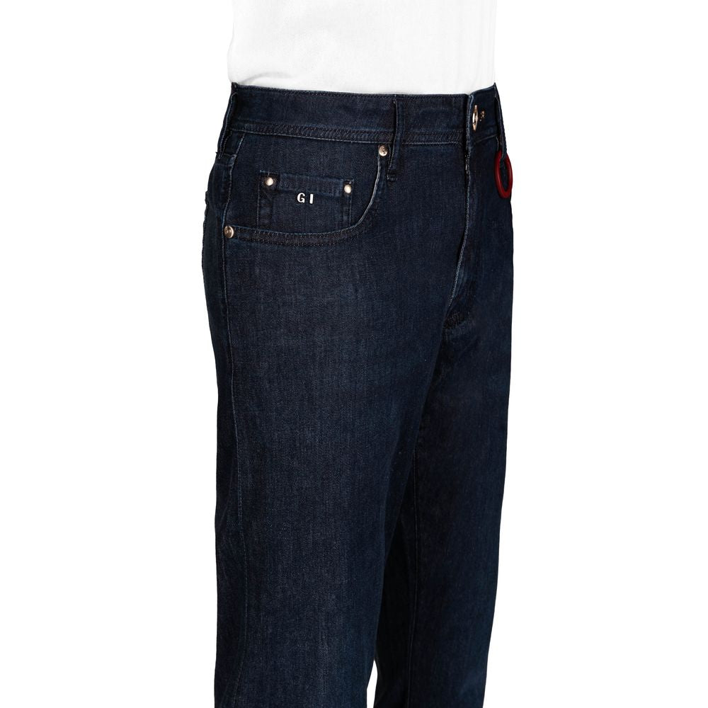 Tramarossa Blue Cotton Jeans & Pant TR-15028-W30