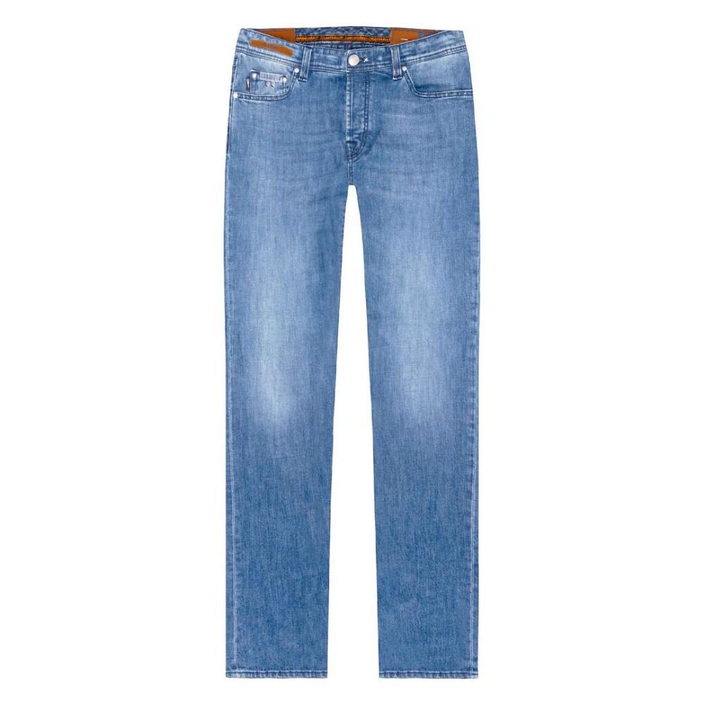 Tramarossa Blue Cotton Men's Jeans