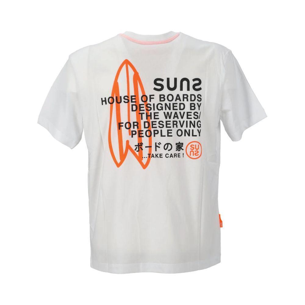 Suns White Cotton T-Shirt SU-15060-XXL