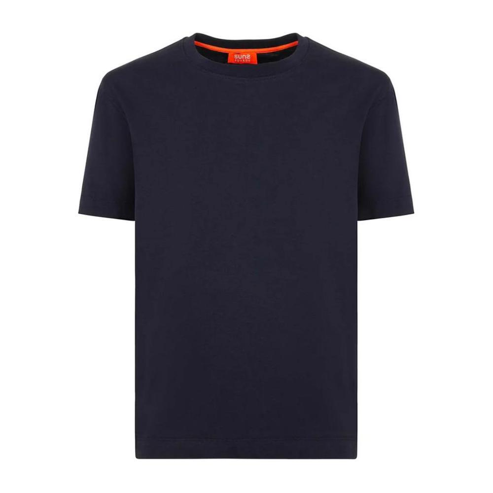 Suns Blue Cotton T-Shirt SU-15022-M