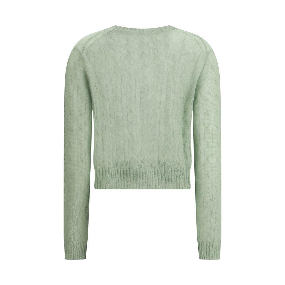 Brunello Cucinelli Mohair and wool cable knit Sweater BR-M2I778110C9738-XL