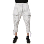 Dolce & Gabbana White Camouflage Cargo Jogger Sweatpants Pants PAN76045-XS