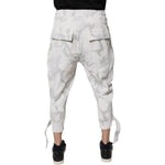 Dolce & Gabbana White Camouflage Cargo Jogger Sweatpants Pants PAN76045-XS