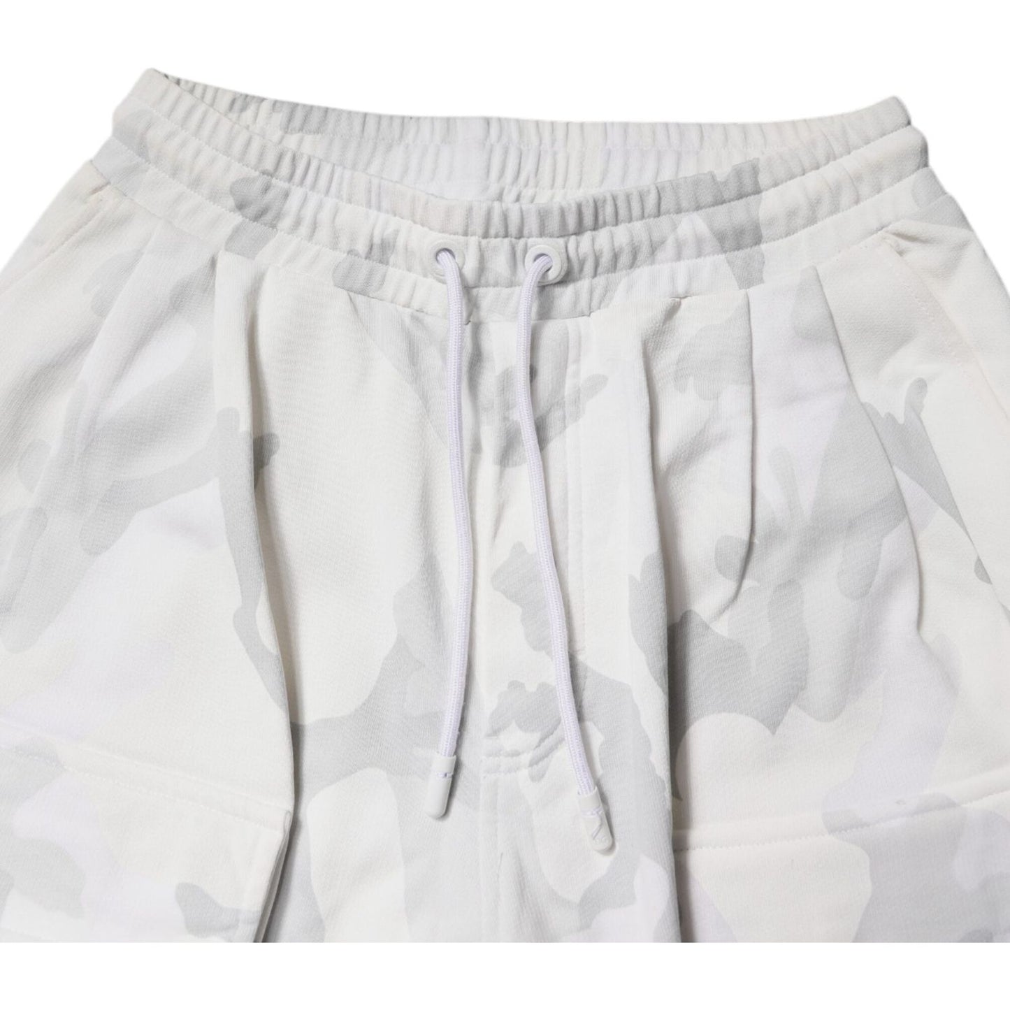 Dolce & Gabbana White Camouflage Cargo Jogger Sweatpants Pants PAN76045-XS