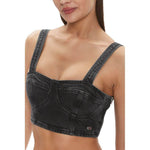 Tommy Hilfiger Jeans Black Recycled Cotton Top