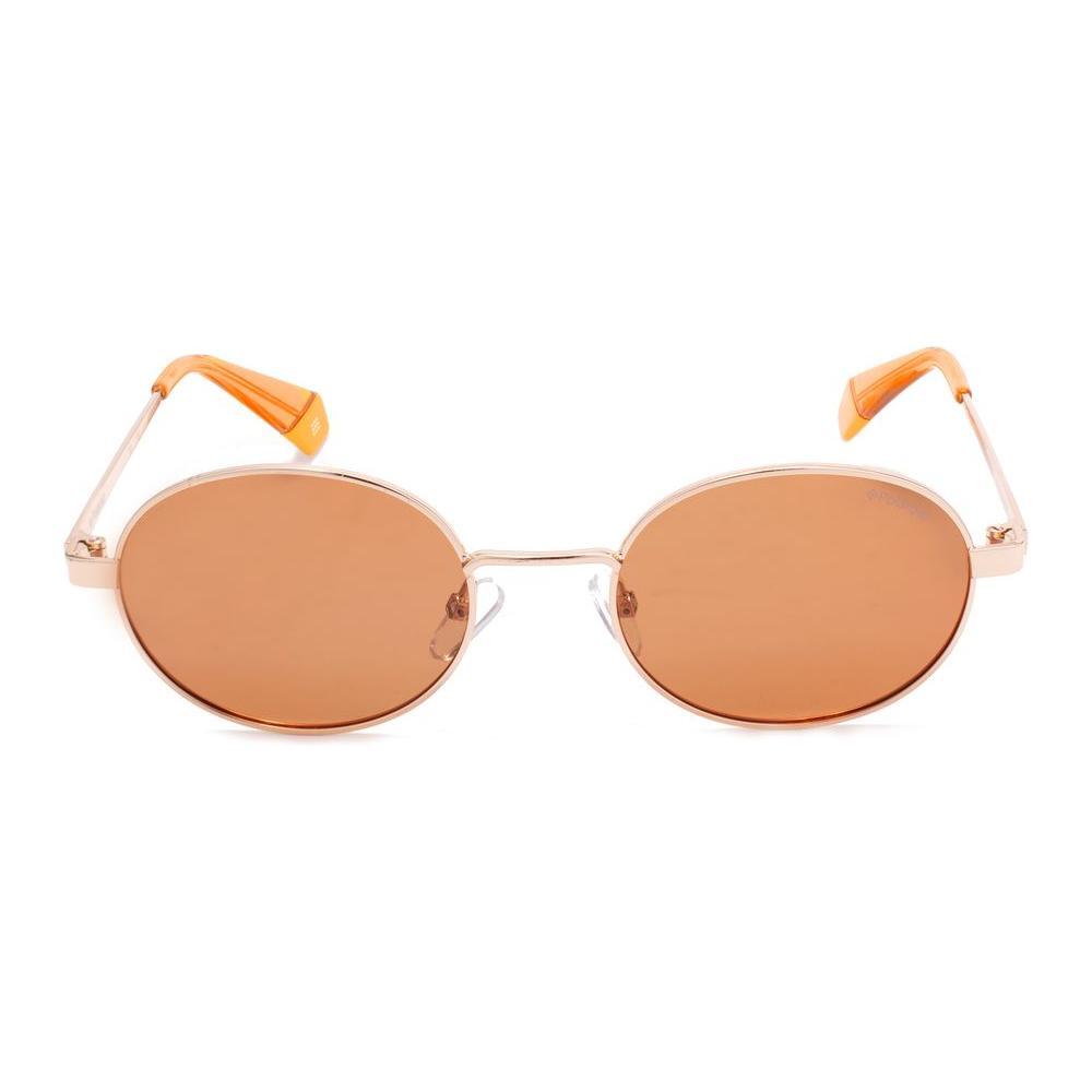 Polaroid Gold Metal Sunglasses