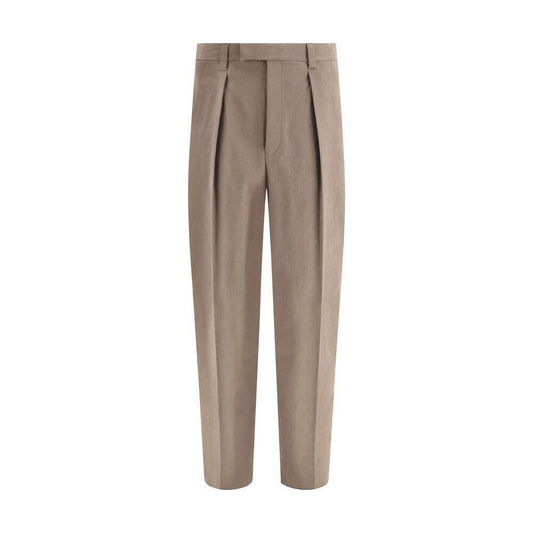 Ferragamo Cotton Wide-leg Pants FE-782861004-IT48 | M