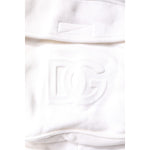 Dolce & Gabbana White Cotton Cargo Bermuda Sweatshorts Shorts PAN75754-56
