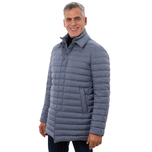 Herno Blue Polyester Jackets & Coat HE-758567320013915-IT48 | M