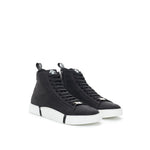 Roberto Cavalli Elegant Suede Sneakers in Chic Black RO-11067620009985-EU36/US6
