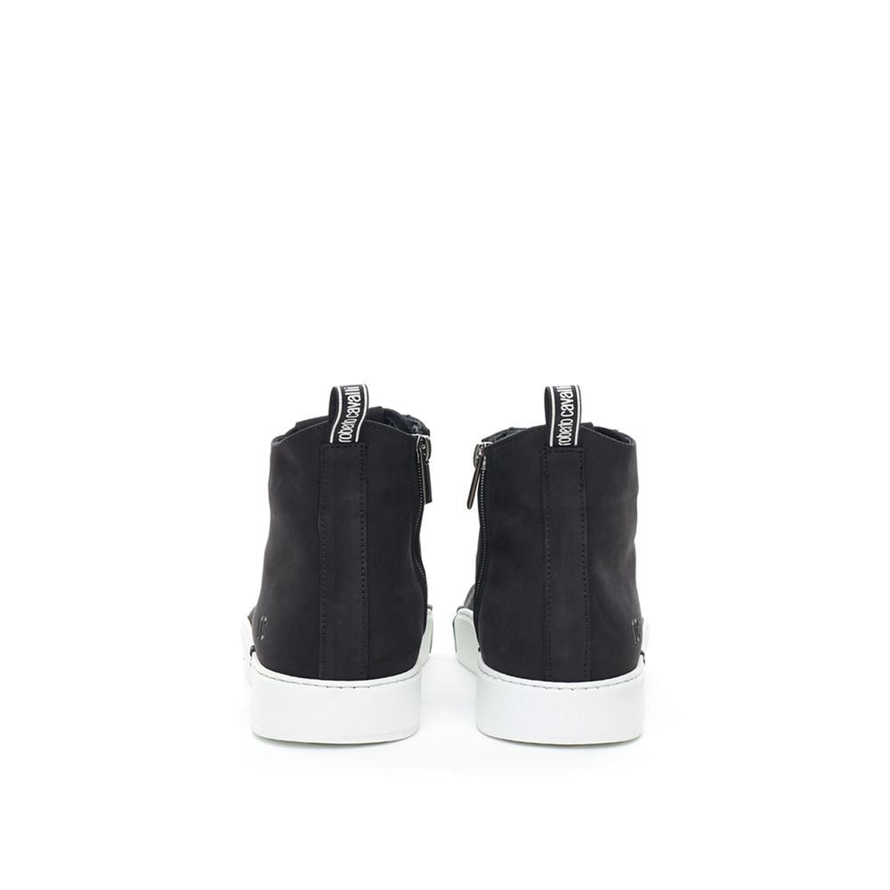 Roberto Cavalli Elegant Suede Sneakers in Chic Black RO-11067620009985-EU36/US6