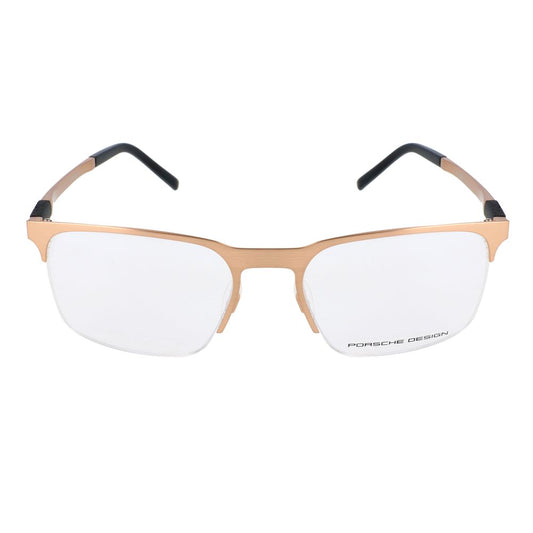 Porsche Design Gold Metal Frames P8277C glasses with golden metal frame and black temples, size 54/19/145mm.