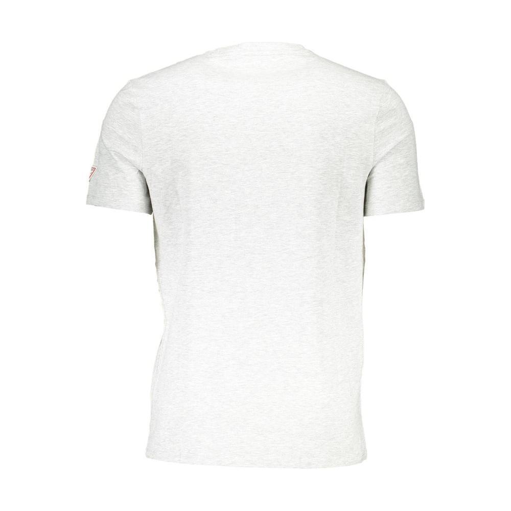 Guess Jeans Gray Cotton Men T-Shirt GU-1537-XXL