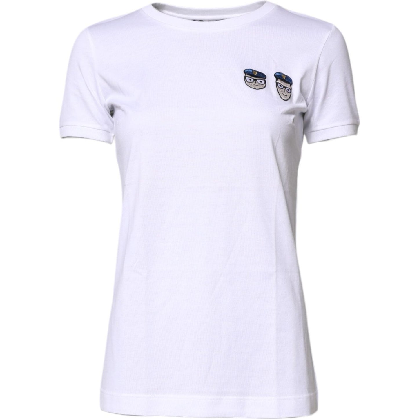 Dolce & Gabbana White #DGFamily Cotton Crew Neck T-shirt TSH87271-38