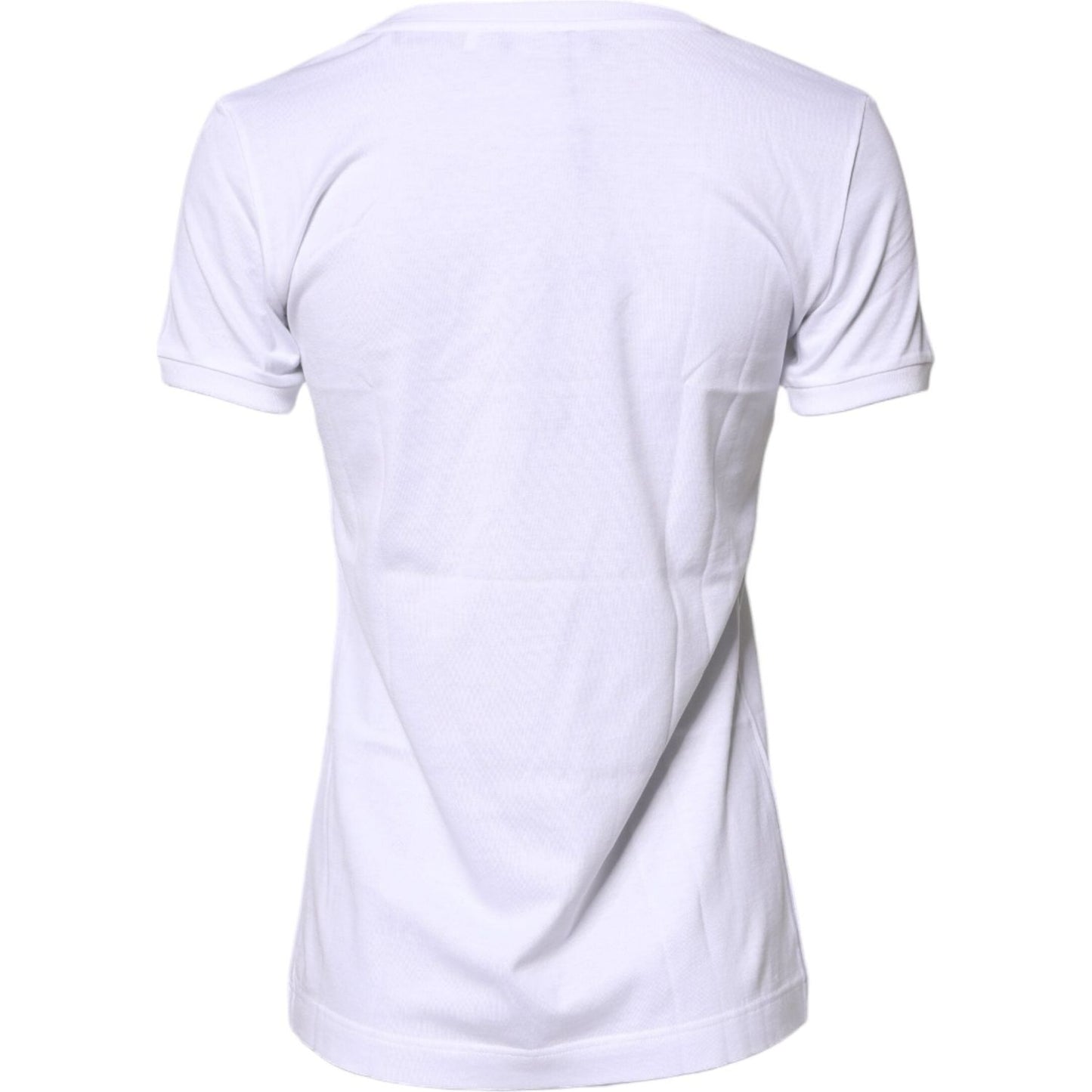 Dolce & Gabbana White #DGFamily Cotton Crew Neck T-shirt TSH87271-38