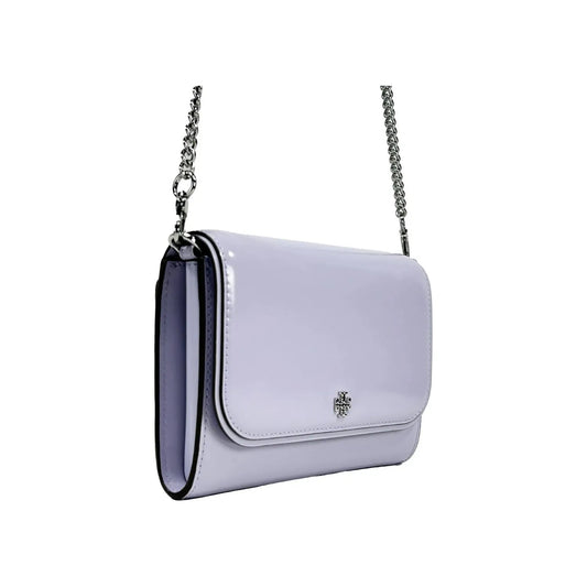 Tory Burch Patent Emerson Patent Chain Wallet Crossbody Bag 43178