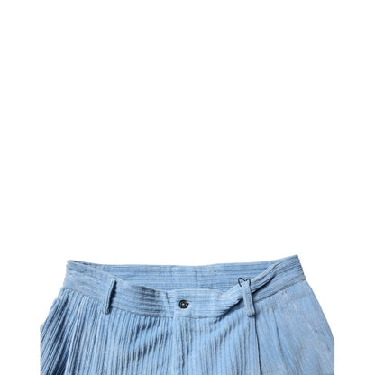 Dolce & Gabbana Light Blue Corduroy Cotton Skinny Denim Jeans