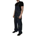 Dolce & Gabbana Dark Blue Cotton Men Jumpsuit Denim Jeans PAN75170-50