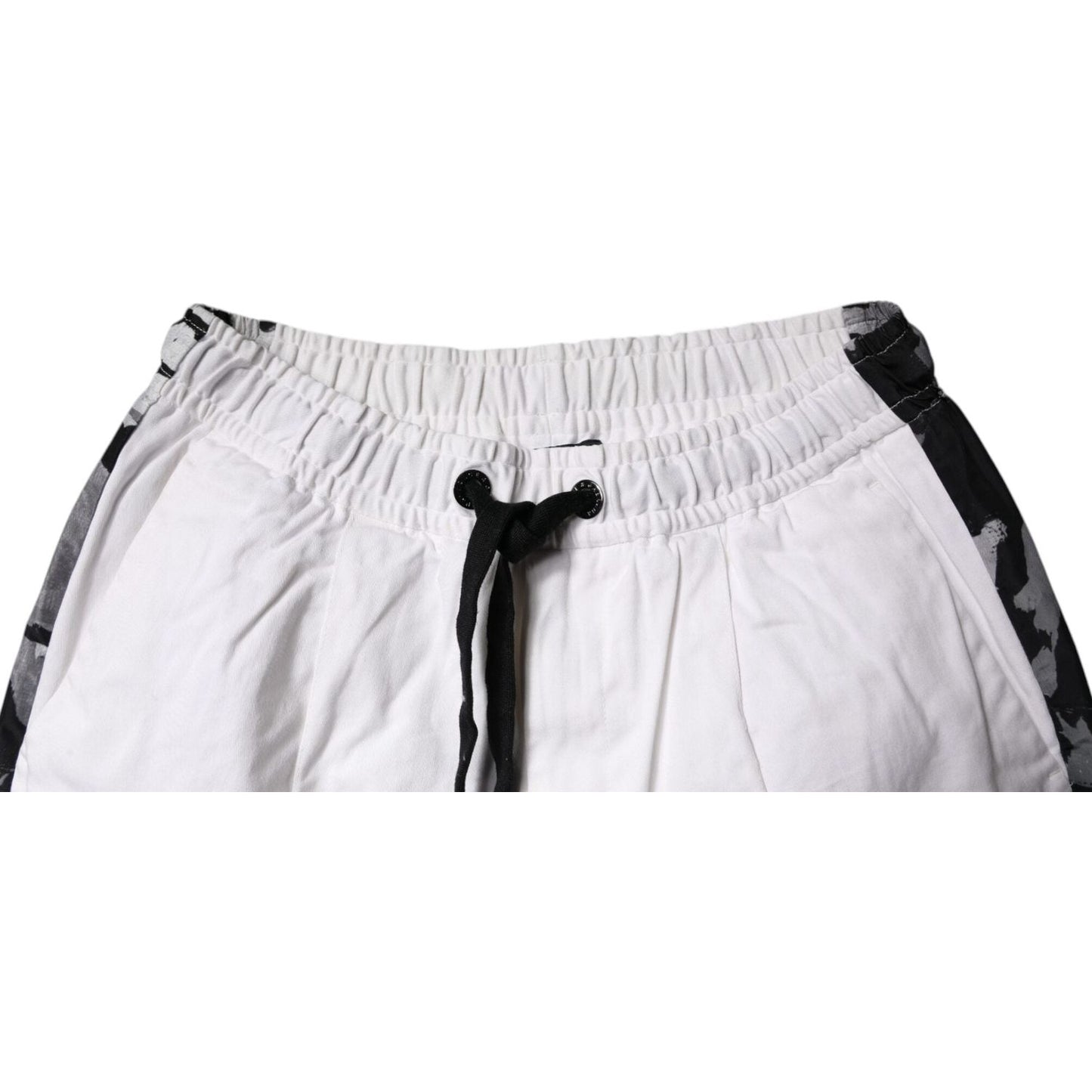 Dolce & Gabbana White Cotton Cargo Jogger Sweatpants Pants PAN75232-44