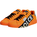 Dolce & Gabbana Orange Portofino Logo Tape Men Sneakers Shoes MV7224#1-42