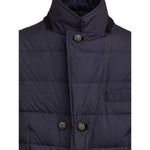 Dolce & Gabbana Blue Polyester Jackets & Coat DO-8339673-IT54 | XXL