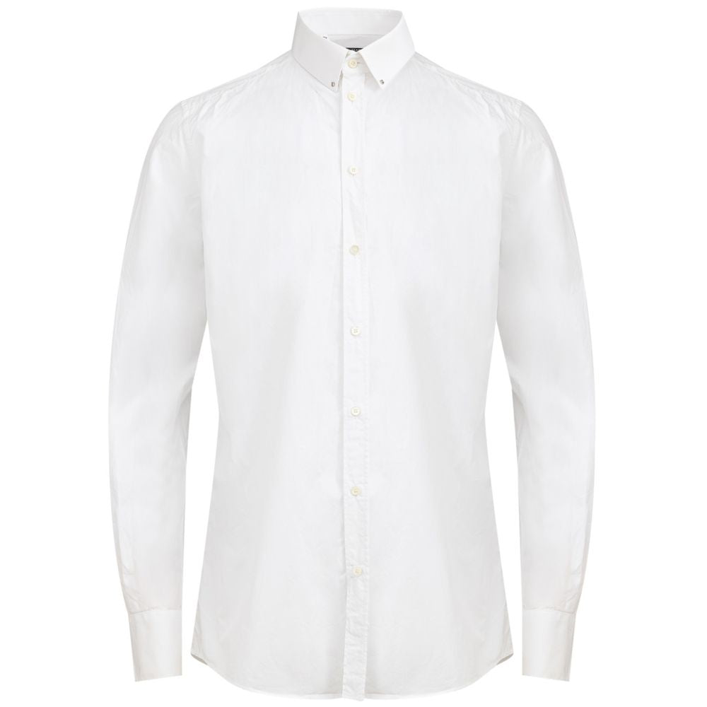Dolce & Gabbana White Cotton Shirt DO-8317666-42
