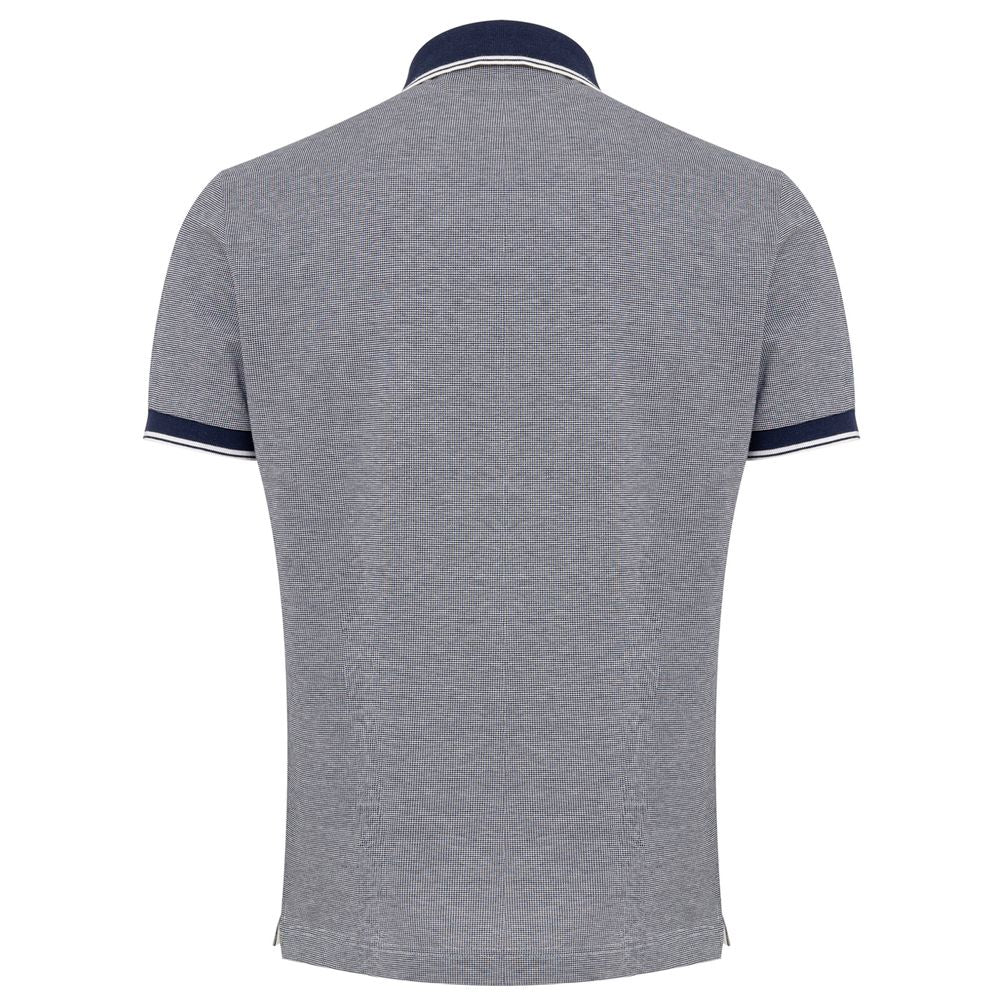 Canali Blue Cotton Polo Shirt CA-8520673-IT50 | L