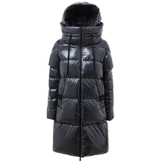 Herno Blue Polyamide Jackets & Coat HE-7441673-IT42|M