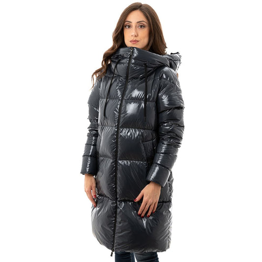 Herno Blue Polyamide Jackets & Coat HE-7441673-IT42|M