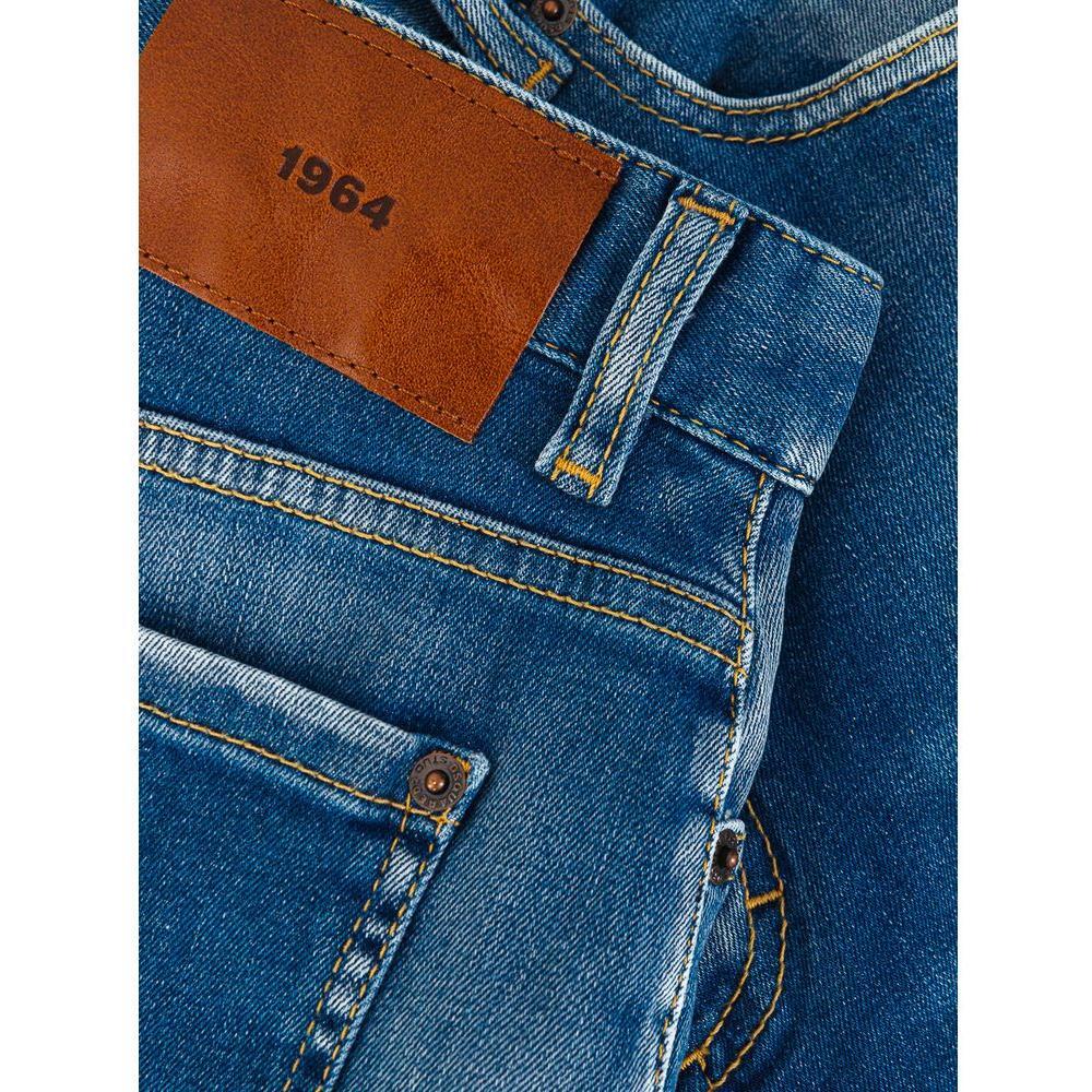 Dsquared² Blue Cotton High-Waisted Jean