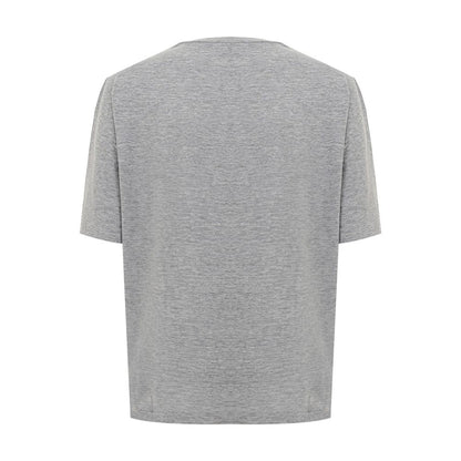 Dsquared² Elegant Gray Cotton Top for Women